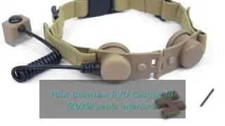AirShop-gun Airsoft: Throat Micro pour Casque Bowman EVO III Tan