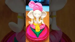 Clay Modeling Ganesha #ytshort #viral​  #shorts  #Clay  #diy #satisfyingart #stepbystep