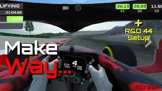 Make Way!  Hotlap! F1 Mobile Racing Duel Multiplayer R&D 44 Setup!