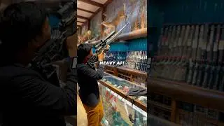 Страйкболист ЕЛЕ поднимает настоящую снайперку