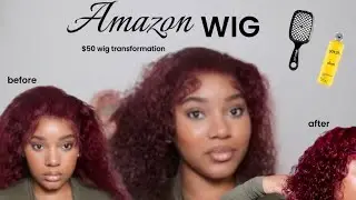 Transforming This $50 Amazon Wig| Glueless + Styling Tips + Affordable Step By Step