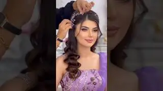 #beautiful #hairstyle #purple #weadding #dresses #viralvideo #makeup