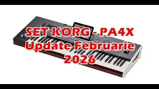 Set Korg Pa4x - Update Februarie 2026 - Studio Romania