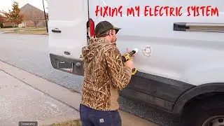 DIY Van Build Electric System Update | Installing Shore Power | Ep.8
