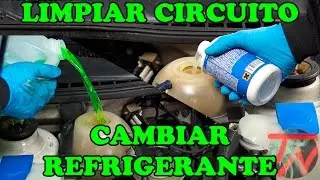 Limpiar circuito radiador y cambiar liquido refrigerante 👨🏽&zwj;🔧👨🏽&zwj;🔬