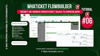 Whaticket  saas flowbuilder  multiatendimento - Reset de senha do whaticket saas