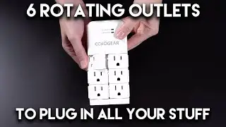 Unboxing ECHOGEAR On-Wall Surge Protector With 6 Rotating AC Outlets