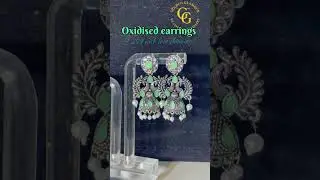 🎀 Latest Oxidized Earrings & Jhumkas 2025 ✨#shorts #ytshorts #oxidisedjewellery #oxidizedearrings