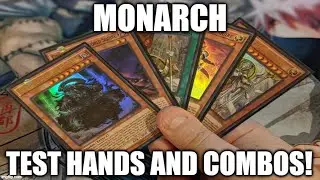 HOW TO PLAY A MONARCH DECK! TEST HANDS AND COMBOS! (OCTOBER 2020) YUGIOH!