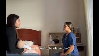 Umbilical cord cleaning technique