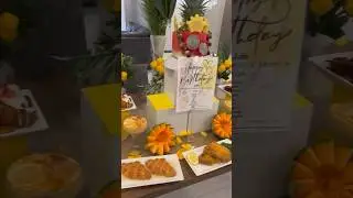 Private chef / Brunch set up #miamichef #atlchef