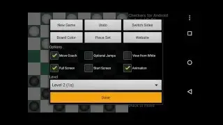 Checkers for Android: Move Coach
