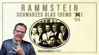 Rammstein  | Schwarzes Glas (english lyrics) | First Time Reaction.