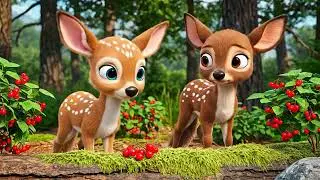 The Ultimate Deer Family Camping Adventure in a Lush Flower Valley