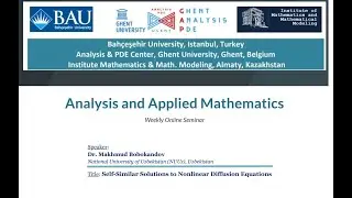 AAM Seminar - Self-similar solutions to nonlinear diffusion equations