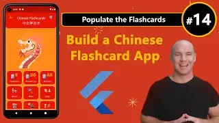 Build a Flashcard App in Flutter! #14 - Populate The Flashcards