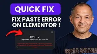 How To Fix Elementor &ldquo;Ctrl + V&rdquo; Paste Error (CloneWebX & UIBrainX)