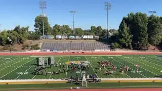 Marshall marching band and colorguard show: Arise Queen