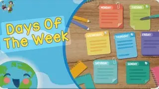 👉 Days of the Week on Blackboard | English Learning for Kids | Saatvik
