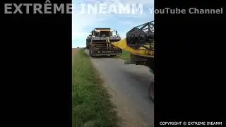 10 MOISSONNEUSES BATTEUSES CONVOI EXCEPTIONNEL ETA Saffray EXTRÊME INEAMM