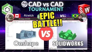 2 CAD EXPERTS model the SAME PART!!  Onshape VS SolidWorks