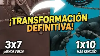 ¿Vale la Pena? Conversión 3x7 a 1x10 Explicada y Montada en taller! 