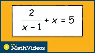 Solve a rational equation with the quadratic formula
