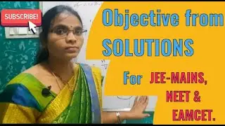 6.Objective for #JEE-Mains#NEET#EAMCET from Solutions Part-6  (∆Tf , &pi; and i-Factor)