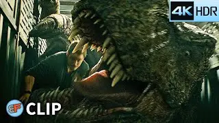 T-Rex Blood Transfusion Scene | Jurassic World Fallen Kingdom (2018) 4K HDR Movie Clip
