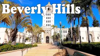 Walking Tour of Beverly Hills - Los Angeles - California - USA | City Hall | Civic Center