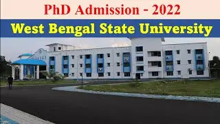 PhD Admission 2022 // West Bengal State University // West Bengal
