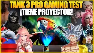 Warzone Mobile y mas en El Celular GAMER CON PROYECTOR - Unihertz Tank 3 Pro Gaming Test y Unboxing