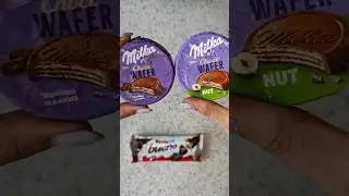 ASMR Milka Choco Wafer 💜😋 #asmr #satisfying #relaxing #milka