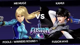 Fusion #145 - Mr.Mugz (Zero Suit Samus) vs Kamui (Bayonetta) - Pools - Winners Round 1