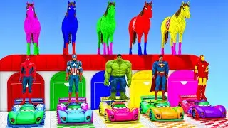 Long Slide Game With Cow Elephant Gorilla Hippopotamus Tiger 3d Animal Game Funny 3d Animals