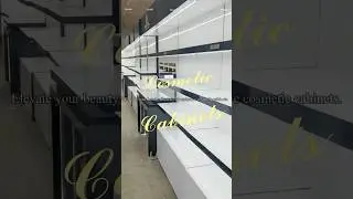 Glowcase Cosmetic Wall Display High Cabinet #displaycabinet #cosmeticshop #displayshowcase