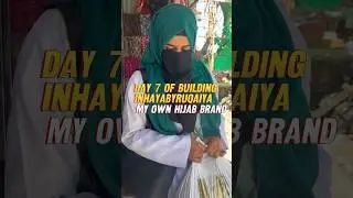 Day 7/15 of building my own hijab brand in 50,000 rupees || stock purchasing for my own brand #hijab