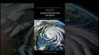 August 29, 2005 KATRINA DEVASTATES LOUISIANA#historyfacts #shortvideo