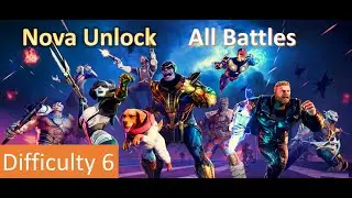 Nova Trials | All node | Difficulty 6 - Marvel Strike Force
