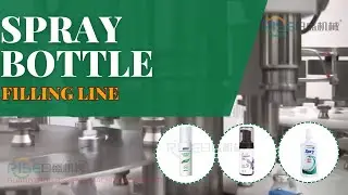 SPRAY BOTTLE FILLING LINE | AUTOMATIC SPRAYER FILLING & CAPPING MACHINE MANUFACTURER