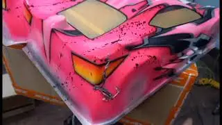 1/8 GT body RC painting 바디 도색