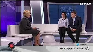 В студии ассоциированный профессор РТУ Алида Зигмунде