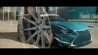 Bagged Lexus RC 200t