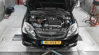 Dolf Dyno Tuned Honda Civic EP2 D16V1 Brian Crower Stage 1 Cams Dyno Run 2