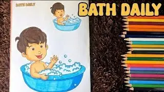 Good Habits Coloring for Kids | Learn Good Habits | Coloring Pages