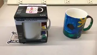 ArtMinds Ceramic Mug kit Review And Finished Project By A 10 Year Old