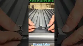 Worried about tin rust, use aluminium roofing sheet #shorts #roofing