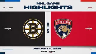 NHL Highlights | Bruins vs. Panthers - January 11, 2025