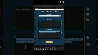 Modern Text Encrypter & Decrypter Tkinter GUI