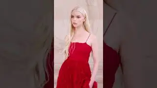 Anya Taylor-Joy brings the bright to the #DiorCouture show! #shorts